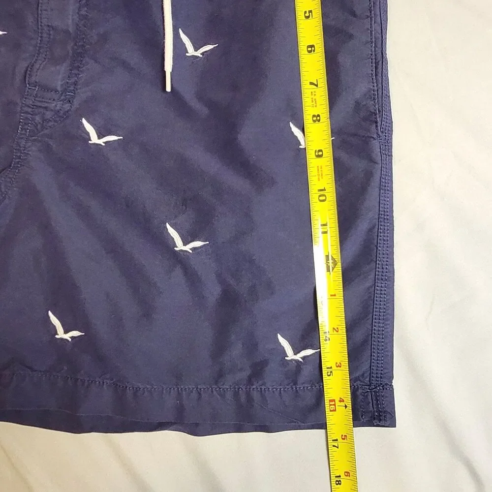 Polo Ralph Lauren Blue Seagull Swim Trunks Shorts Men's L W-36